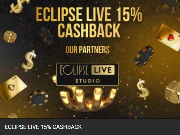bonus-2 Eclipse Live Studio cashback with cards and chips