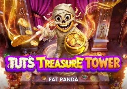 slot-9 Tut's Treasure Tower mummy with golden coins